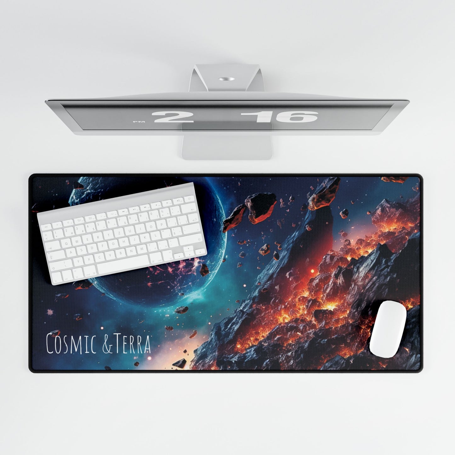 Galaxy-Themed Desk Mats for Gamers, Office Decor, Gift for Students, Space Lover Accessories, Mouse Pad Alternatives