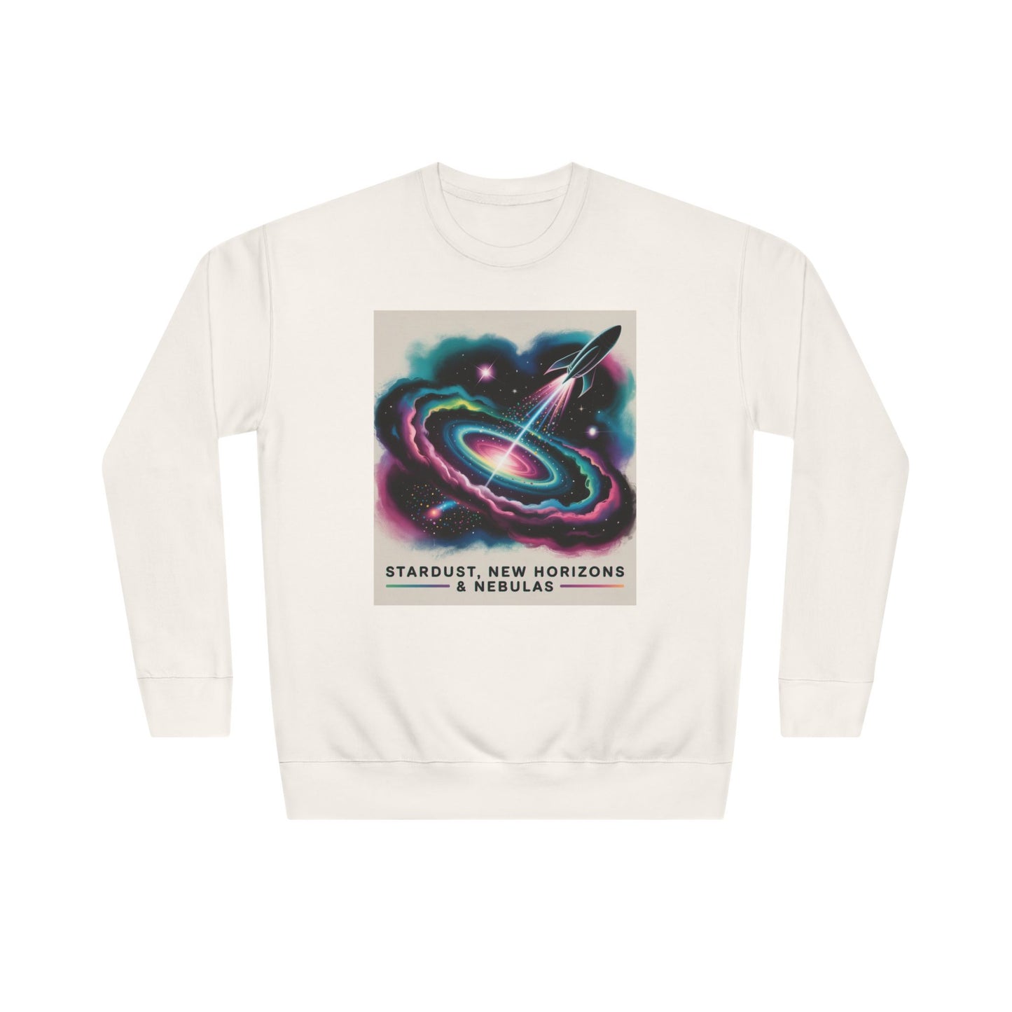Cosmic Adventure Sweatshirt - Stardust & Nebulas Design