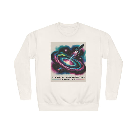 Cosmic Adventure Sweatshirt - Stardust & Nebulas Design