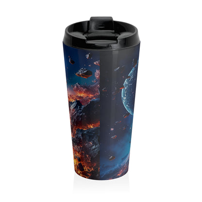 Travel Mug - Stardust, Event Horizons & Nebulas - Men's Health & Wellness