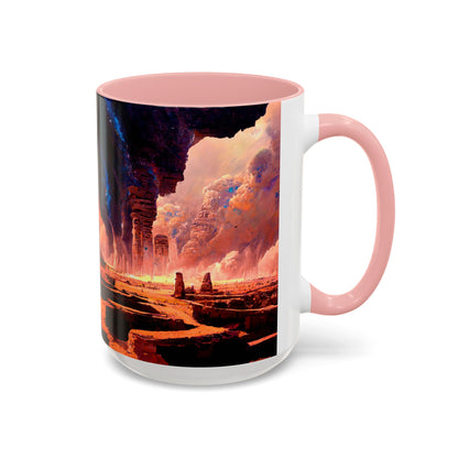 Cosmic Landscape Coffee Mug | Space Art Cup, Gift for Astronomers, Unique Home Decor, Sci-Fi Mug, Coffee Lover's Present