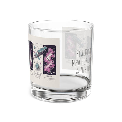 Cosmic Rocks Glass - 10oz Stargazing Design for Space Lovers