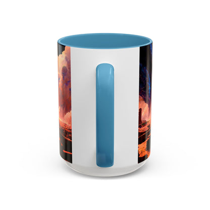 Cosmic Landscape Coffee Mug | Space Art Cup, Gift for Astronomers, Unique Home Decor, Sci-Fi Mug, Coffee Lover's Present