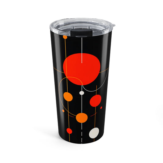 Modern Minimalist 20oz Tumbler - Stylish Travel Mug with Abstract Design