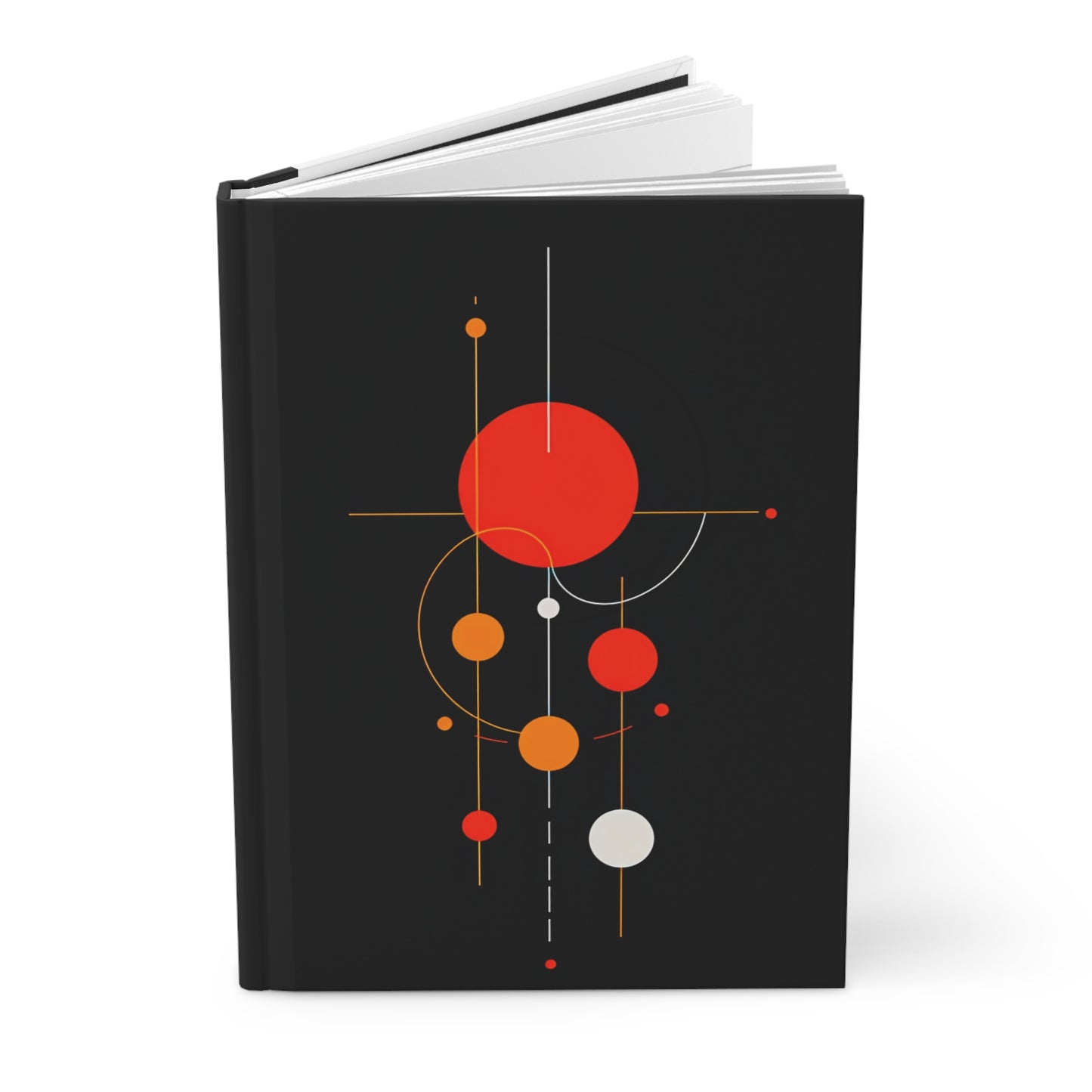 Modern Abstract Hardcover Journal for Creatives, Art Journal, Diary, Gifts for Writers, Bullet Journal, Minimalist Stationery