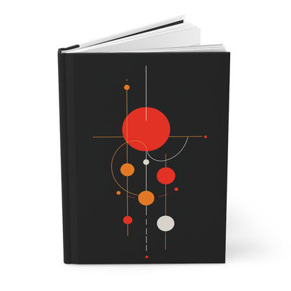 Modern Abstract Hardcover Journal for Creatives, Art Journal, Diary, Gifts for Writers, Bullet Journal, Minimalist Stationery