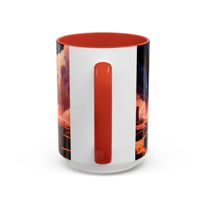 Cosmic Landscape Coffee Mug | Space Art Cup, Gift for Astronomers, Unique Home Decor, Sci-Fi Mug, Coffee Lover's Present