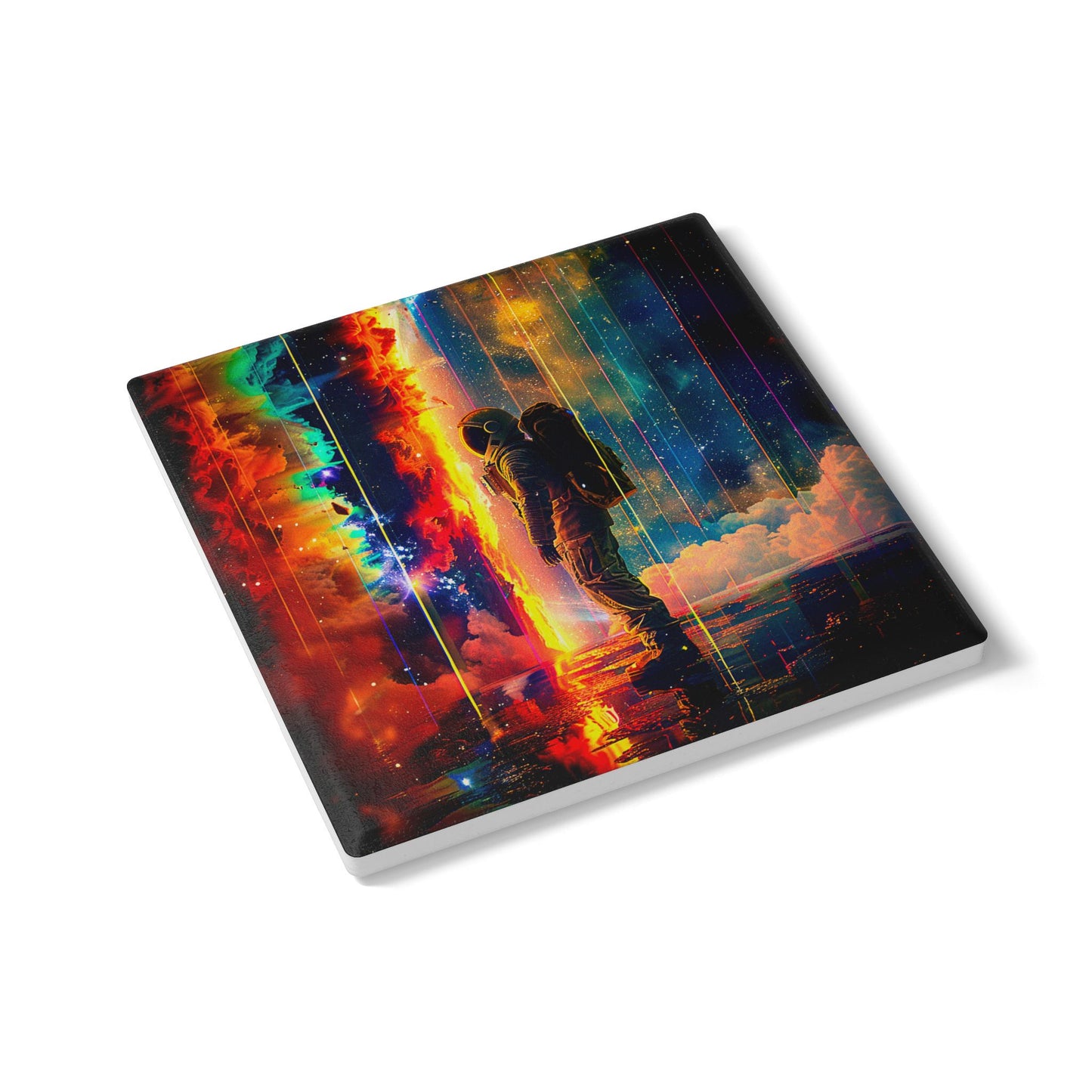 Astronaut Cosmic Ceramic Coaster | Space-Themed Drink Coaster | Gift for Space Lovers, Home Decor, Housewarming, Unique Gifts, [...]