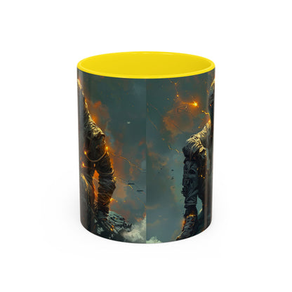 Cosmic Adventure Coffee Mug, Space-Themed Cup for Galaxy Lovers, Gift for Astronomers, Celestial Art Decor, Unique Birthday Present