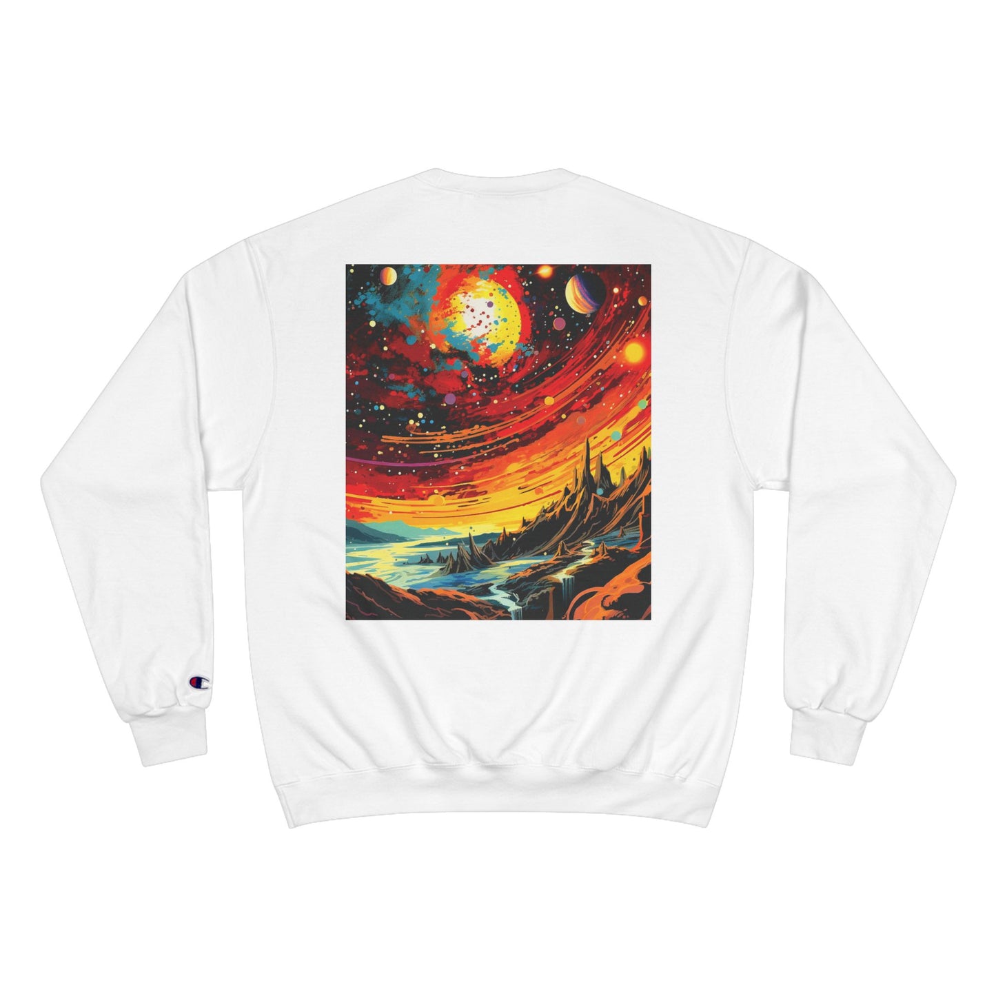Cosmic Adventure Sweatshirt - Stardust & Nebulas Design