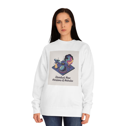 Cosmic Adventure Sweatshirt - Stardust, New Horizons & Nebula Design