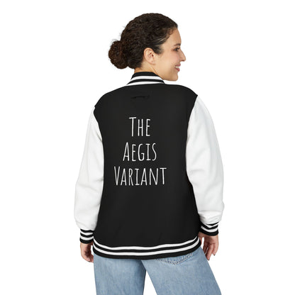 Unisex Heavyweight Letterman Jacket with Inspirational Quotes