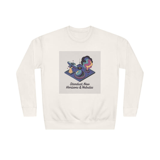 Cosmic Adventure Sweatshirt - Stardust, New Horizons & Nebula Design