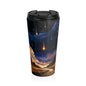 Stardust, Nebulas & Event Horizons - Stainless Steel Travel Mug - Falling Star