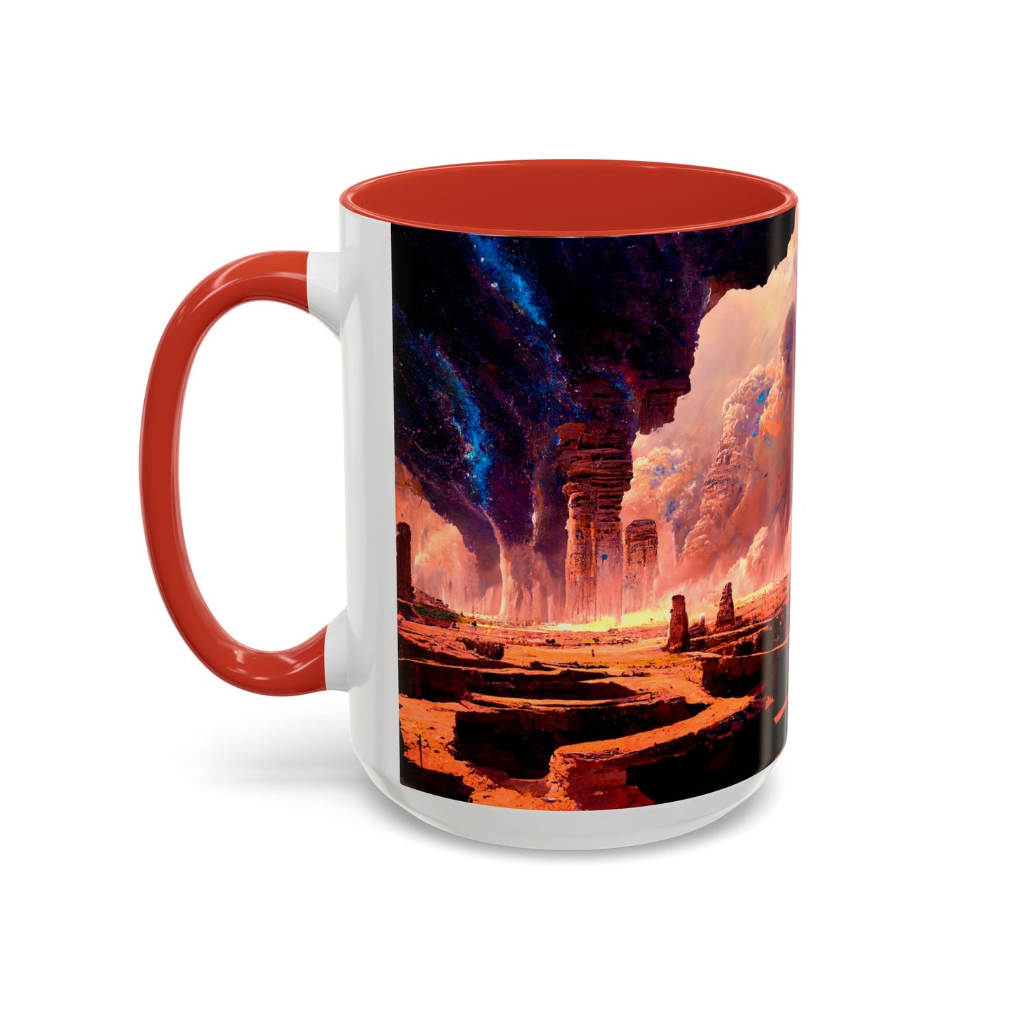 Cosmic Landscape Coffee Mug | Space Art Cup, Gift for Astronomers, Unique Home Decor, Sci-Fi Mug, Coffee Lover's Present