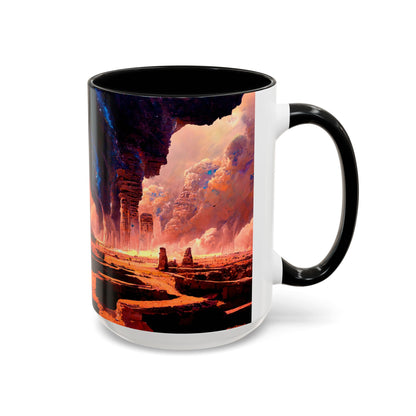 Cosmic Landscape Coffee Mug | Space Art Cup, Gift for Astronomers, Unique Home Decor, Sci-Fi Mug, Coffee Lover's Present