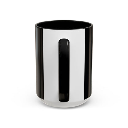 Modern Geometric Accent Coffee Mug - Unique Gift for Coffee Lovers, Stylish Home Decor, Office Essentials, Artistic Drinkware
