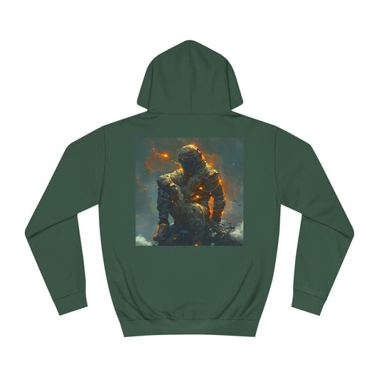 College Hoodie - The Strength Within - Stardust, Event Horizons & Nebulas - Inspired To Reach Within and Find Strength