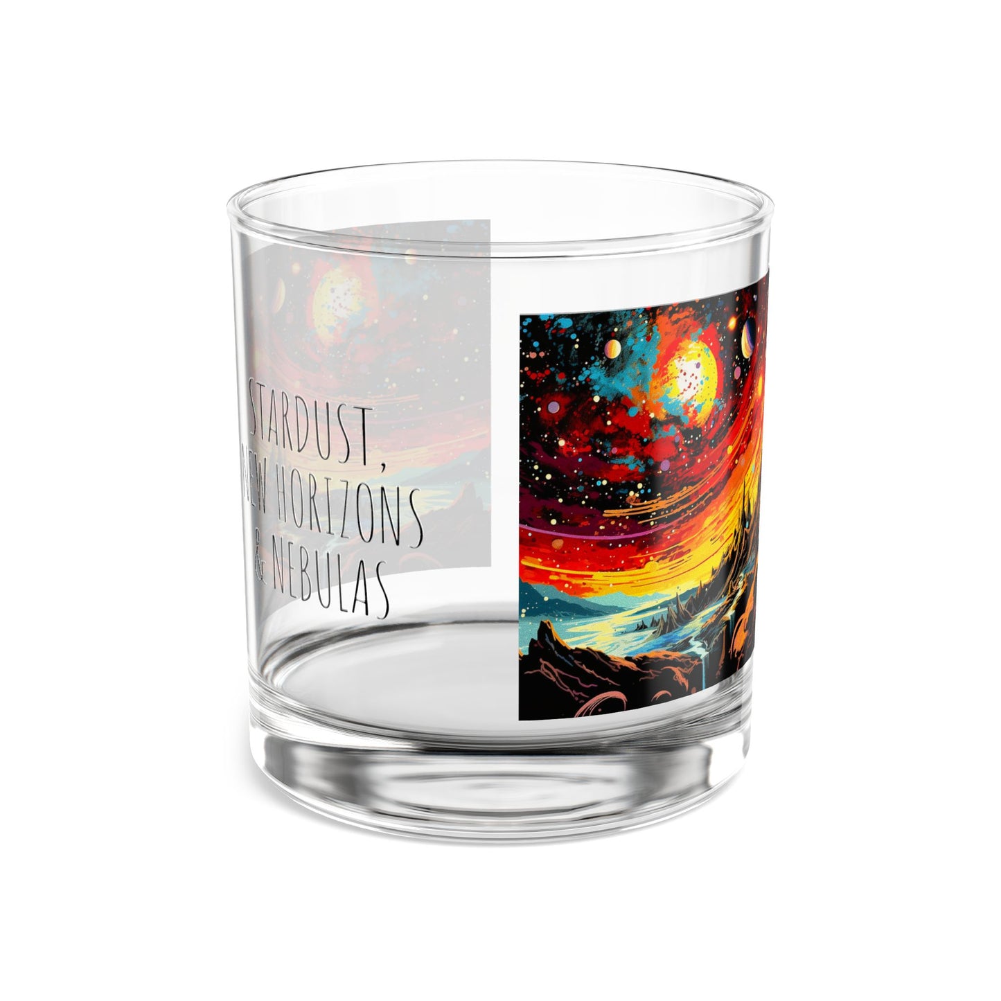 Cosmic Rocks Glass, Space-Themed Drinkware for Stargazers, Unique Gift for Astronomers and Sci-Fi Fans, 10oz Whiskey Glass, Perfect [...]