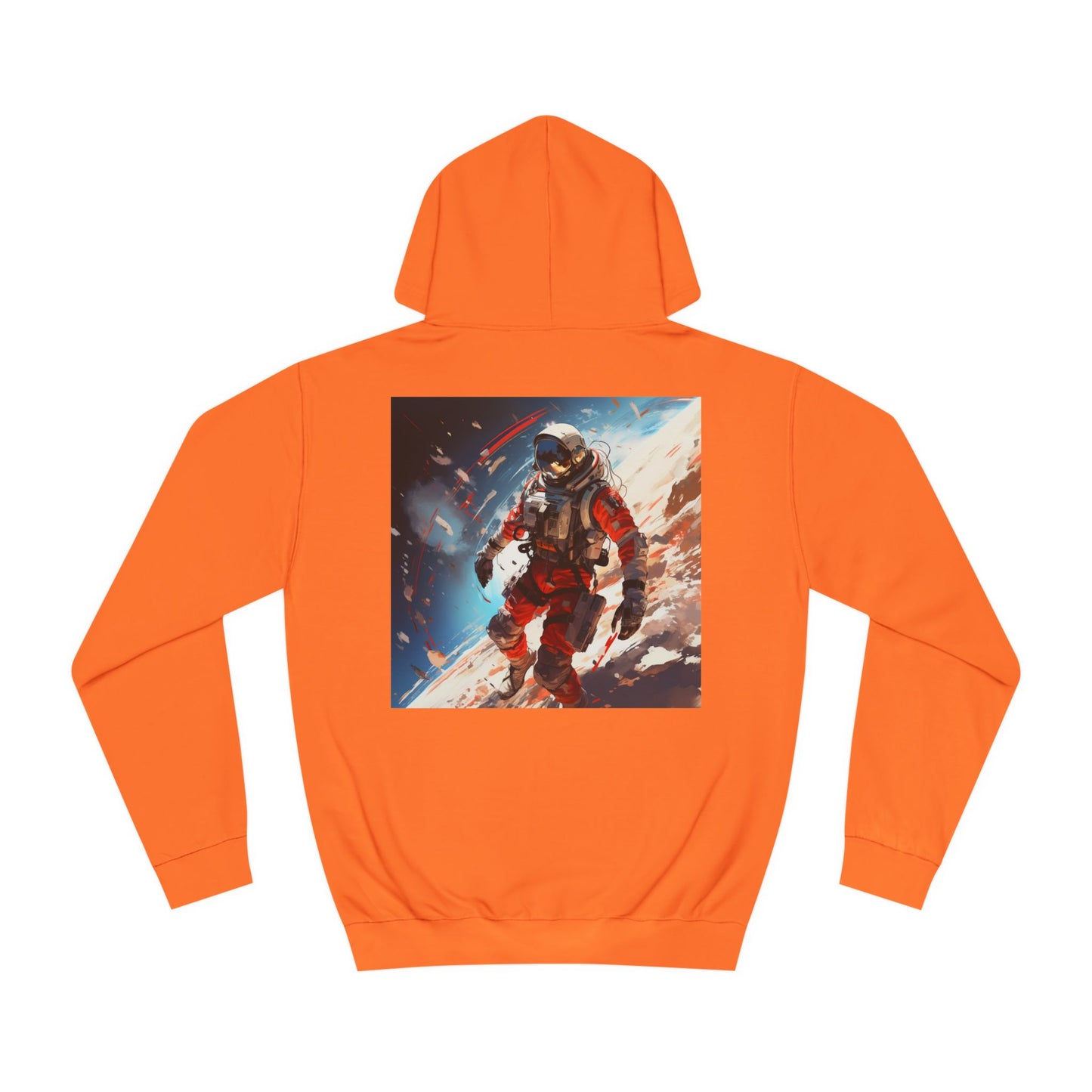 College Hoodie with Stardust, Event Horizons & Nebulas Design - Space Exploration Theme