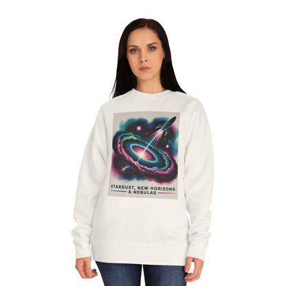 Cosmic Adventure Sweatshirt - Stardust & Nebulas Design