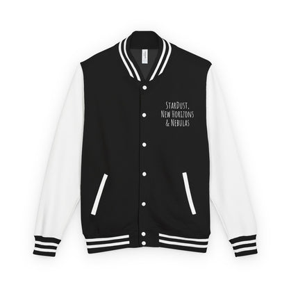Unisex Heavyweight Letterman Jacket with Inspirational Quotes