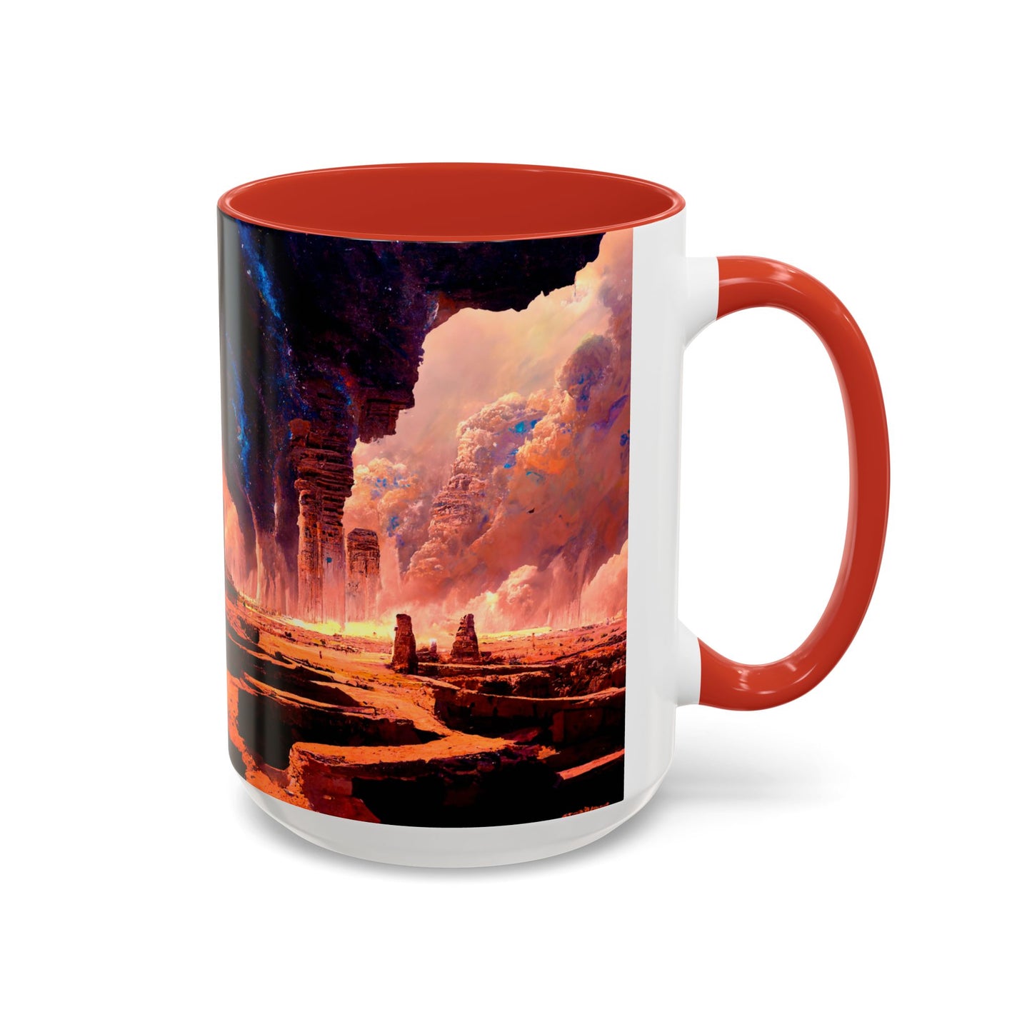 Cosmic Landscape Coffee Mug | Space Art Cup, Gift for Astronomers, Unique Home Decor, Sci-Fi Mug, Coffee Lover's Present