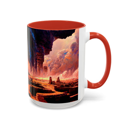 Cosmic Landscape Coffee Mug | Space Art Cup, Gift for Astronomers, Unique Home Decor, Sci-Fi Mug, Coffee Lover's Present