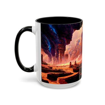 Cosmic Landscape Coffee Mug | Space Art Cup, Gift for Astronomers, Unique Home Decor, Sci-Fi Mug, Coffee Lover's Present