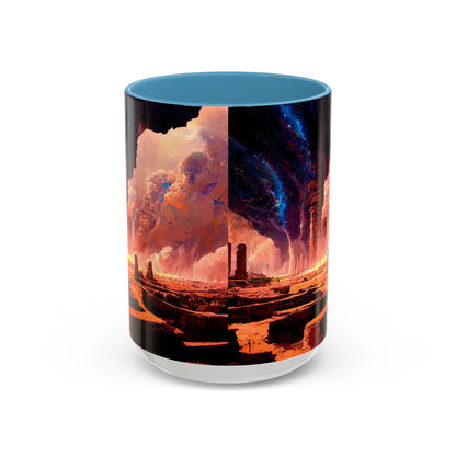 Cosmic Landscape Coffee Mug | Space Art Cup, Gift for Astronomers, Unique Home Decor, Sci-Fi Mug, Coffee Lover's Present