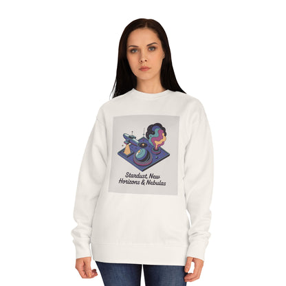 Cosmic Adventure Sweatshirt - Stardust, New Horizons & Nebula Design