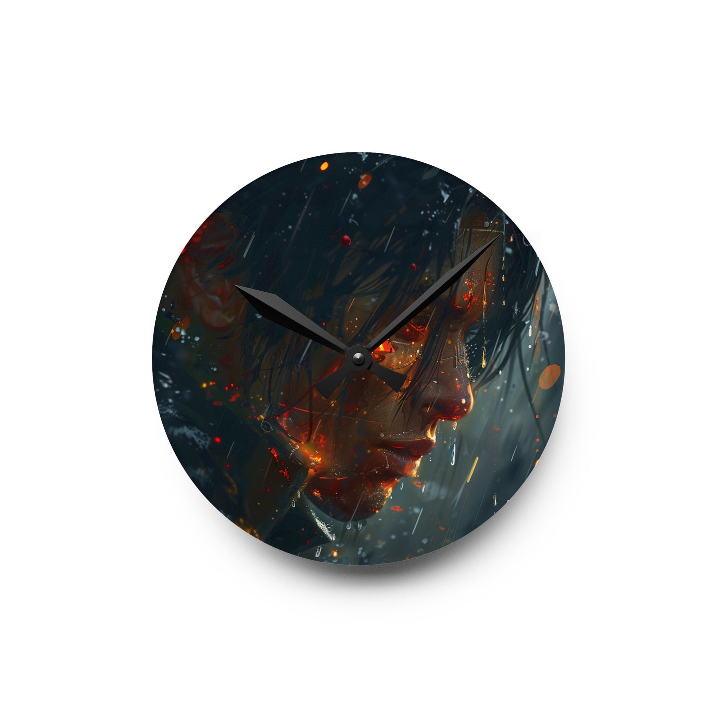 Artistic Acrylic Wall Clock with Dramatic Portrait, Modern Home Decor, Unique Gift for Art Lovers, Timeless Wall Accent, Perfect for [...]