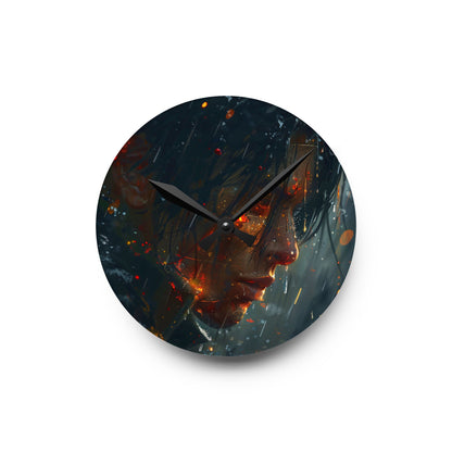 Artistic Acrylic Wall Clock with Dramatic Portrait, Modern Home Decor, Unique Gift for Art Lovers, Timeless Wall Accent, Perfect for [...]