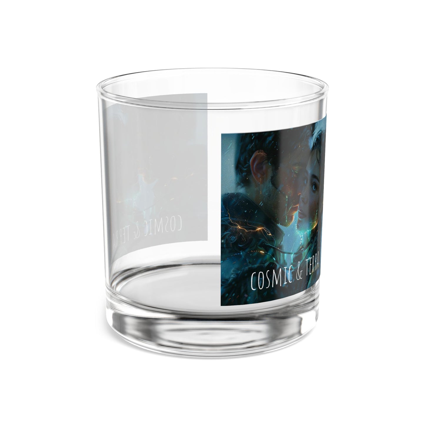Cosmic Rocks Glass, Personalized Drinkware, Perfect Gift for Sci-Fi Lovers, Home Bar Decor, Evening Entertainment