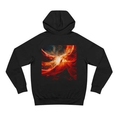 Midnight Sun Pocket Universe Hoodie — Cosmic Nebula Graphic Hoodie