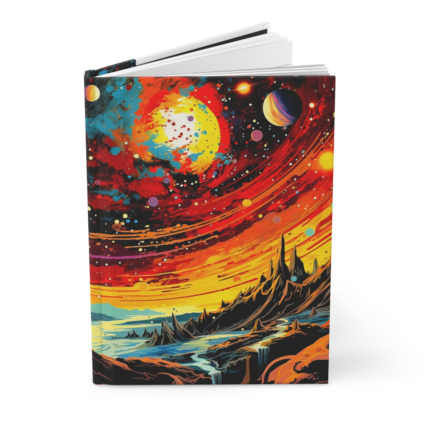 Cosmic Horizons Hardcover Journal — Stardust, New Horizons & Nebulas