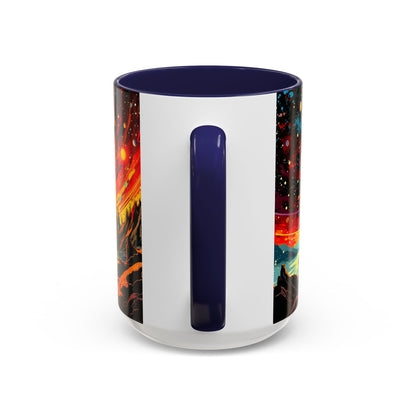 Cosmic Adventure Coffee Mug, Space-Themed Cup for Galaxy Lovers, Gift for Astronomers, Celestial Art Decor, Unique Birthday Present