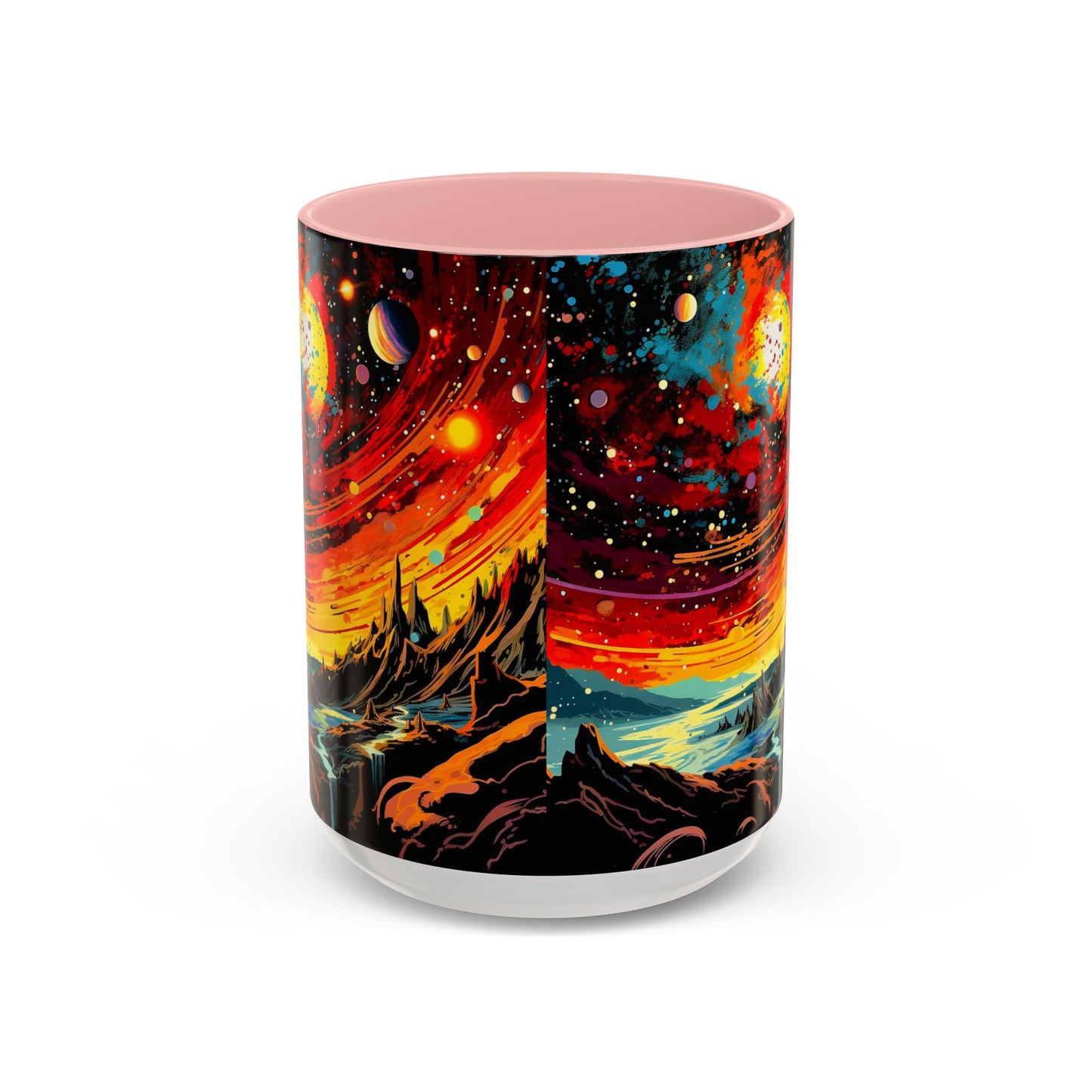 Cosmic Adventure Coffee Mug, Space-Themed Cup for Galaxy Lovers, Gift for Astronomers, Celestial Art Decor, Unique Birthday Present