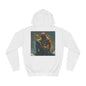 College Hoodie - The Strength Within - Stardust, Event Horizons & Nebulas - Inspired To Reach Within and Find Strength