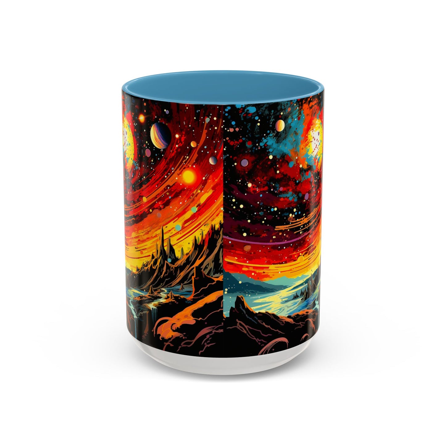 Cosmic Adventure Coffee Mug, Space-Themed Cup for Galaxy Lovers, Gift for Astronomers, Celestial Art Decor, Unique Birthday Present