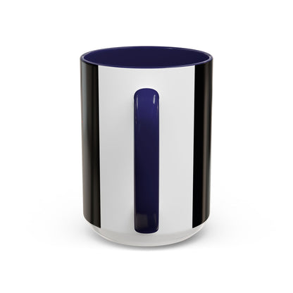 Modern Geometric Accent Coffee Mug - Unique Gift for Coffee Lovers, Stylish Home Decor, Office Essentials, Artistic Drinkware