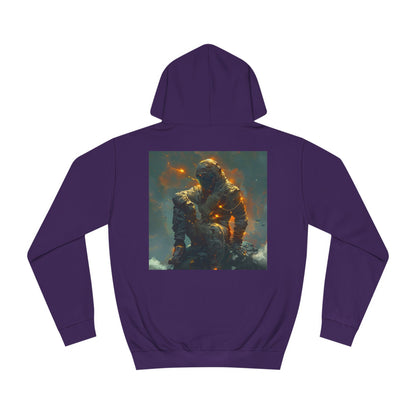 College Hoodie - The Strength Within - Stardust, Event Horizons & Nebulas - Inspired To Reach Within and Find Strength