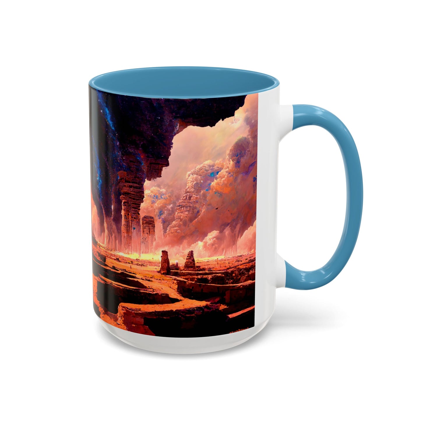 Cosmic Landscape Coffee Mug | Space Art Cup, Gift for Astronomers, Unique Home Decor, Sci-Fi Mug, Coffee Lover's Present