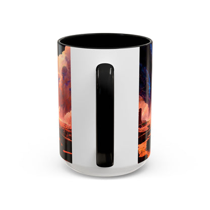 Cosmic Landscape Coffee Mug | Space Art Cup, Gift for Astronomers, Unique Home Decor, Sci-Fi Mug, Coffee Lover's Present