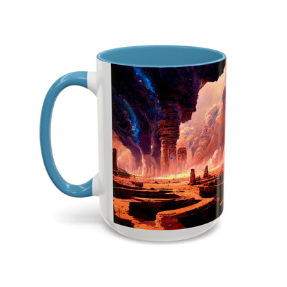 Cosmic Landscape Coffee Mug | Space Art Cup, Gift for Astronomers, Unique Home Decor, Sci-Fi Mug, Coffee Lover's Present