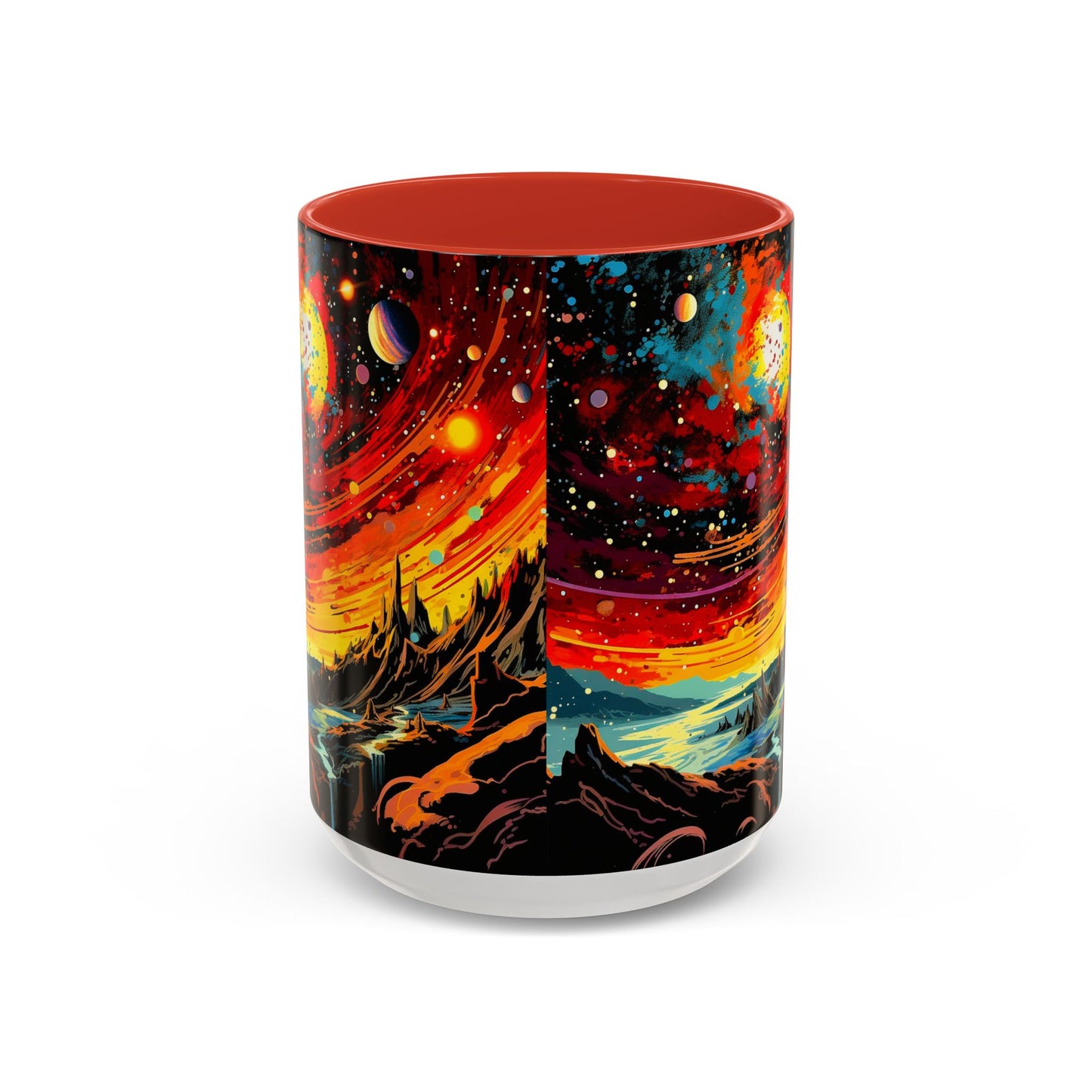 Cosmic Adventure Coffee Mug, Space-Themed Cup for Galaxy Lovers, Gift for Astronomers, Celestial Art Decor, Unique Birthday Present