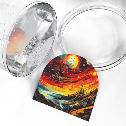 Vibrant Artistic Snow Globe - Whimsical Home Décor Gift