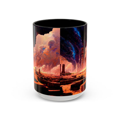 Cosmic Landscape Coffee Mug | Space Art Cup, Gift for Astronomers, Unique Home Decor, Sci-Fi Mug, Coffee Lover's Present