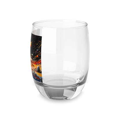 Cosmic Whiskey Glass - Unique Starry Design, Ideal for Gifts, Home Bar, Space Lovers, Astronomy Decor, Sci-Fi Party