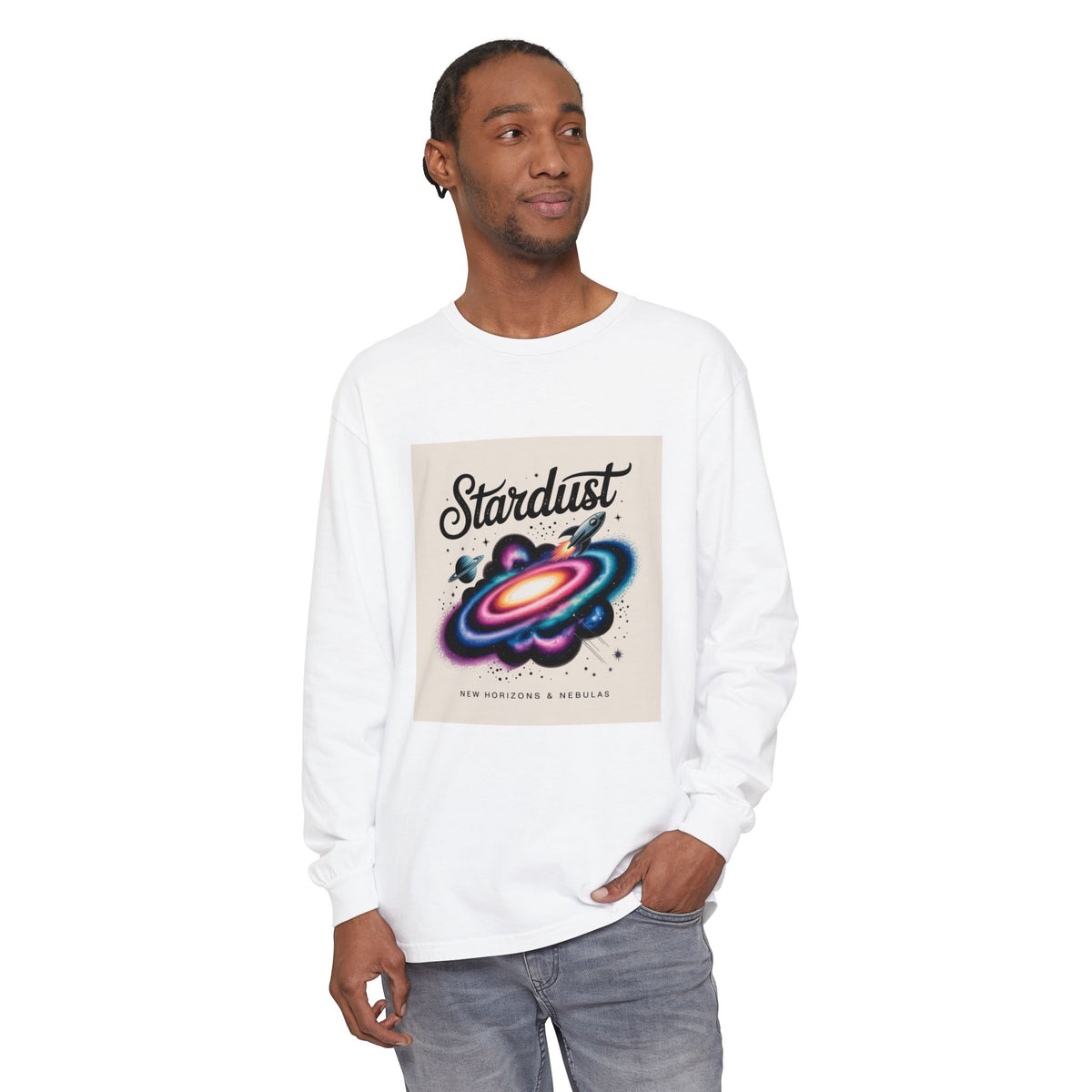 Stardust Vintage Planet Long Sleeve T-Shirt